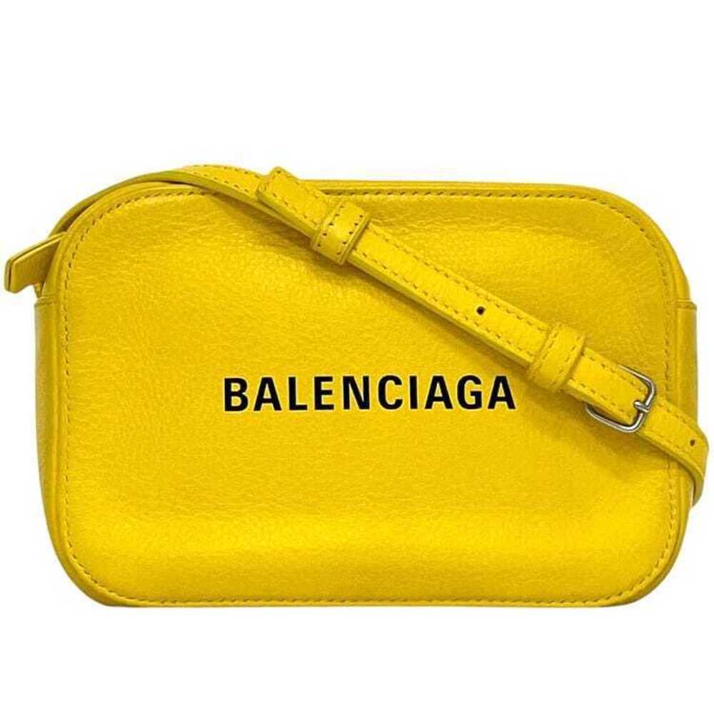 Balenciaga Shoulder Bag Camera XS Yellow Leather Clutch Crossbody